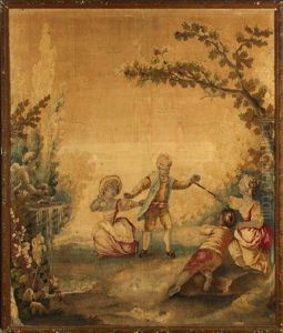 Blind Man's Bluff by Francisco Goya Fuendetodos