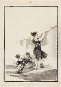 Hutiles Trabajos (travaux Utiles) by Francisco Goya Fuendetodos
