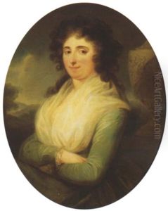 Portrait De Isabel Parreno Arce, Ruiz Alcaron Y Valdes, Marquise De Llano by Francisco Goya Fuendetodos