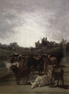 Sorting The Bulls by Francisco Goya Fuendetodos