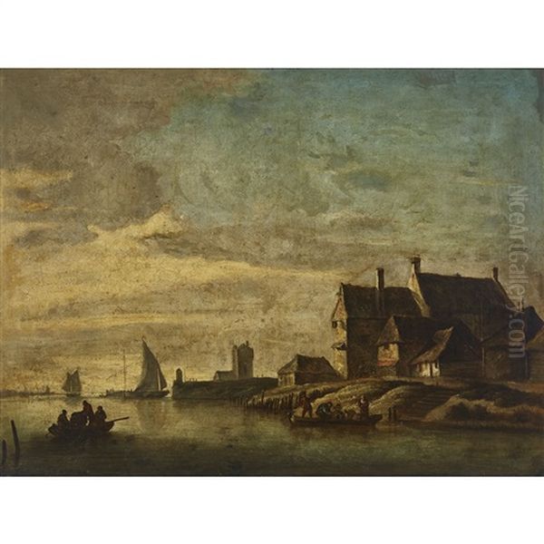 Riverscene Near Dordrecht - view 1
