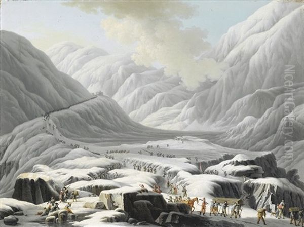 Passaggio Delle Alpi Al Gran San Bernardo Dell'esercito Francese - view 1