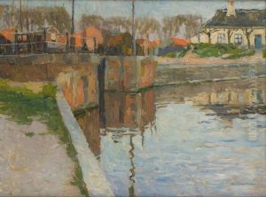 Vue De L'ecluse by Albert Baertsoen