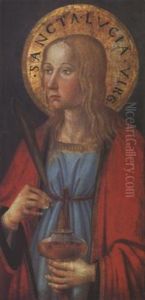 Heilige Lucia by Benozzo (Alessio de Lese di Sandro) Gozzoli
