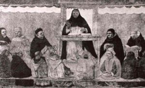 Saint Thomas Aquinas Preaching To His Disciples by Benozzo (Alessio de Lese di Sandro) Gozzoli