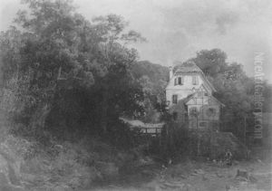 Idyllischer Sommernachmittag An Der Wassermuhle by Berta von Grab