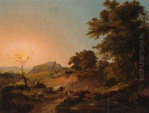 Italianate Landscape With A Herdsman And His Cattle Italianate Landscape With A Herdsman And His Cattle