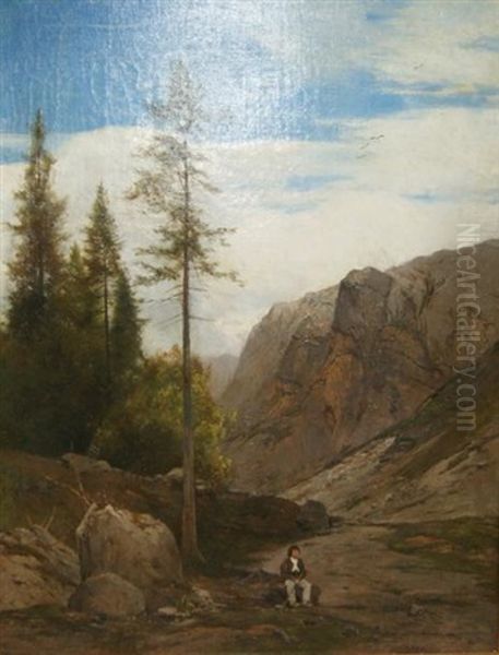 Berger Dans Un Paysage - view 1