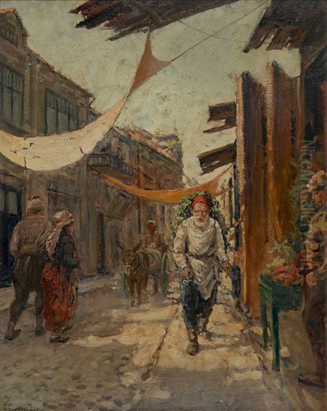 Market Street On The Shores Of The Black Sea - view 1