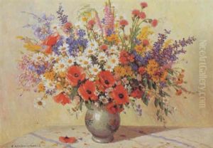 Wiensenblumenstrauss by Peter Grabwinkler