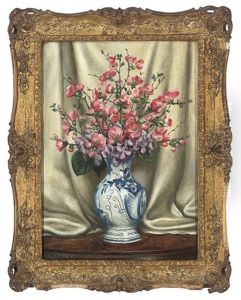 Spindle-tree And Violets (+ Snowdrops And Violets; Pair) by Alfred Lyndon Grace