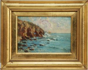 Scogliera Presso Lerici by Napoleone (Luigi) Grady