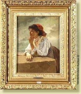 Jeune Italienne Accoudee