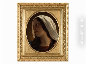 Portrait Of The Madonna by Albert Graefle