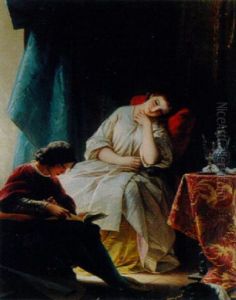 Die Lesestunde by Albert Graefle