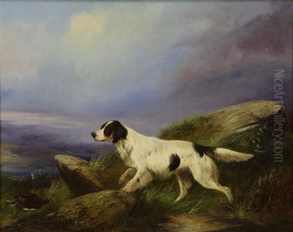 Hunting Dog With Game - view 1