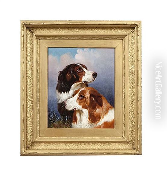 A Portrait Of Two Gundogs - view 1
