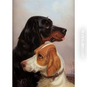 Setters In A Landscape by Colin Graeme