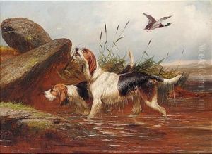 A Pair Of Otter Hounds (+ A Pair Of Setters; 2 Works) by Colin Graeme