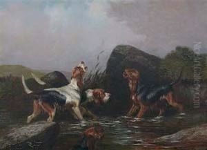 Four Hounds In A Stream Four Hounds In A Stream