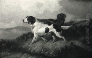 Setters In A Landscape by Colin Graeme