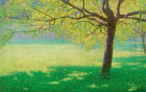 Appletree In The Sun by Ludwig Ferdinand Graf