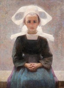 Concarneau Girl I by Ludwig Ferdinand Graf