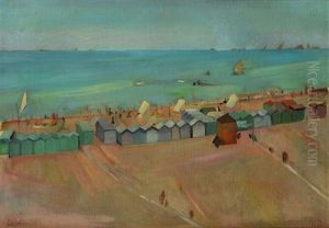 Strand Von Cattolica by Ludwig Ferdinand Graf