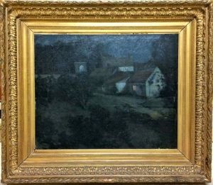 Maisons Dans La Nuit by Paul Graf