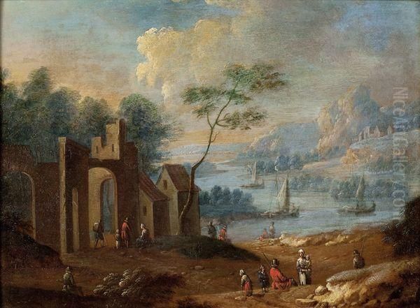 Paysage D'ete Avec Riviere - view 1
