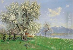 Fruhling Am Chiemsee Mit Blick Auf Die Fraueninsel Fruhling Am Chiemsee Mit Blick Auf Die Fraueninsel