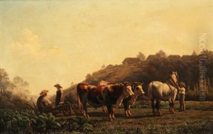 Bauern Bei Der Rast Auf Dem Feld