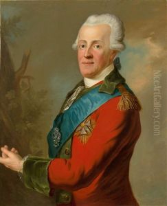 Prince Karl Christian Of Saxony (1733-1796), Duke Of Courland And Semigallia by Anton Graff