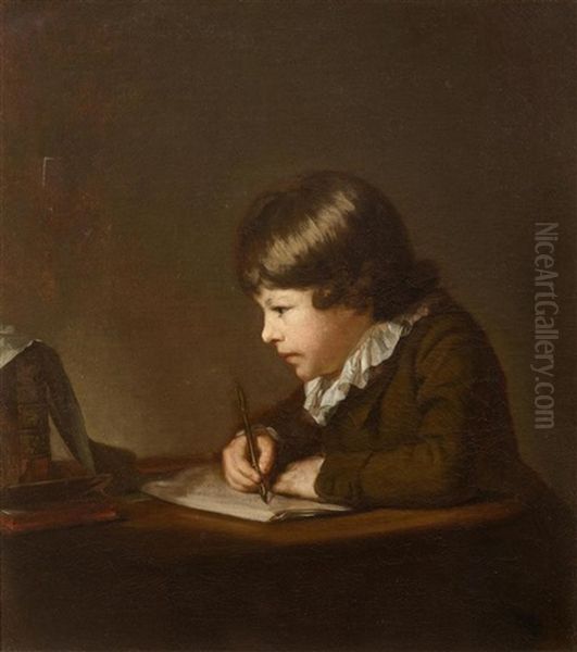 The Artist's Son, Carl Anton Graff Drawing - view 1