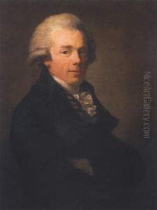 Portrait Des Dr. Med Johann Michael Eltz