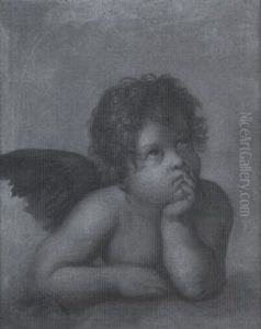 Kopien Der Beiden Engel Aus Raffaels Sixtinischer Madonna