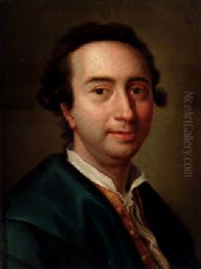 Portrait Of A Gentleman In A Blue Coat by Anton Graff