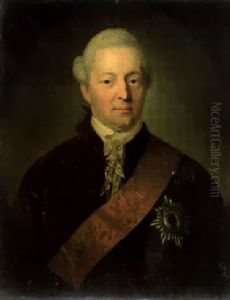 Portrat Des Grafen Karl Georg Heinrich Von Hoym by Anton Graff