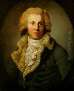 Portrait Of A Gentleman In A Fur-edged Blue Jacket