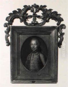 Bildnis Eines Herrn Mit Puderperucke by Anton Graff