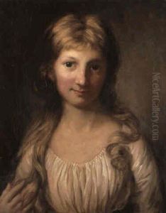 Bildnis Wilhelmine Henry, Im Alter Von 7 Jahren by Anton Graff
