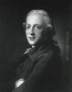 Portrait Of A Gentleman, Half-length In A Brown Coat