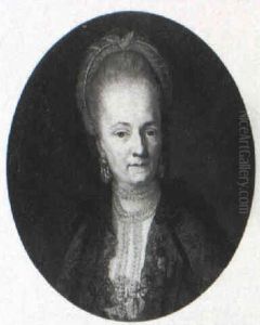 Portrait Of Charlotte Sophie Grafin Von Hoym... by Anton Graff