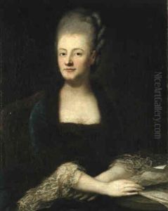 Portrait Der Christiane Sophie Von Berlepsch, Geborene Grafin Von Hennicke by Anton Graff
