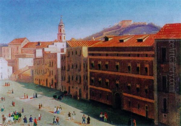 Italienische Stadtvedute - view 1