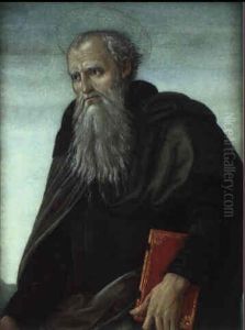 Saint Antoine Abbe by Giovanni Graffione