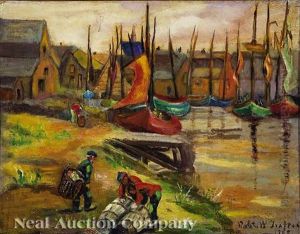 Harbor, Netherlands by Robert Wadsworth Grafton