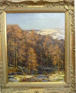 Winter At Redmire by George Graham