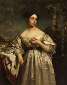 Elizabeth Nobles Portrait, Wife Of John Graham by John (Gilbert) Graham