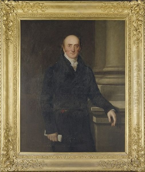 Portrait Of George Canning In A Black Coat - view 1